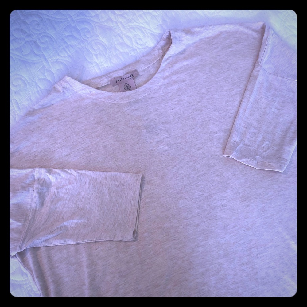 NWT Philosophy Asymmetrical Hem Batwing Tunic XL